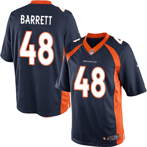 Youth Elite Shaquil Barrett Nike Jersey Navy Blue Alternate - #48 NFL Denver Broncos